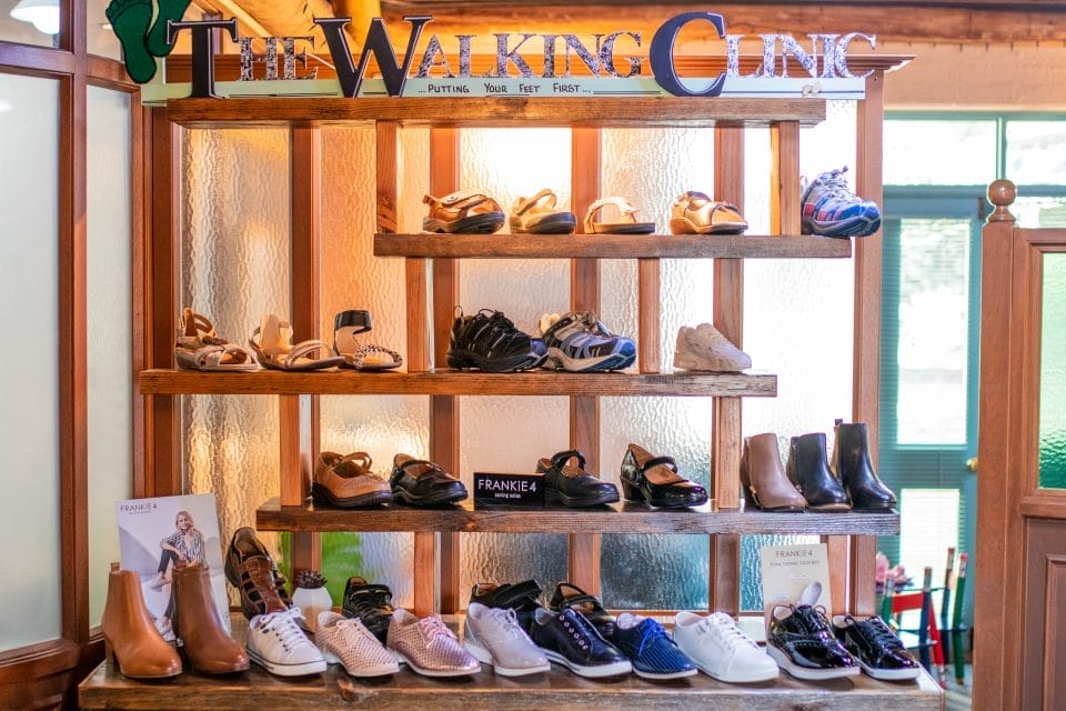Modern podiatry clinic reception and treatment facilities at The Walking Clinic Lyneham Canberra