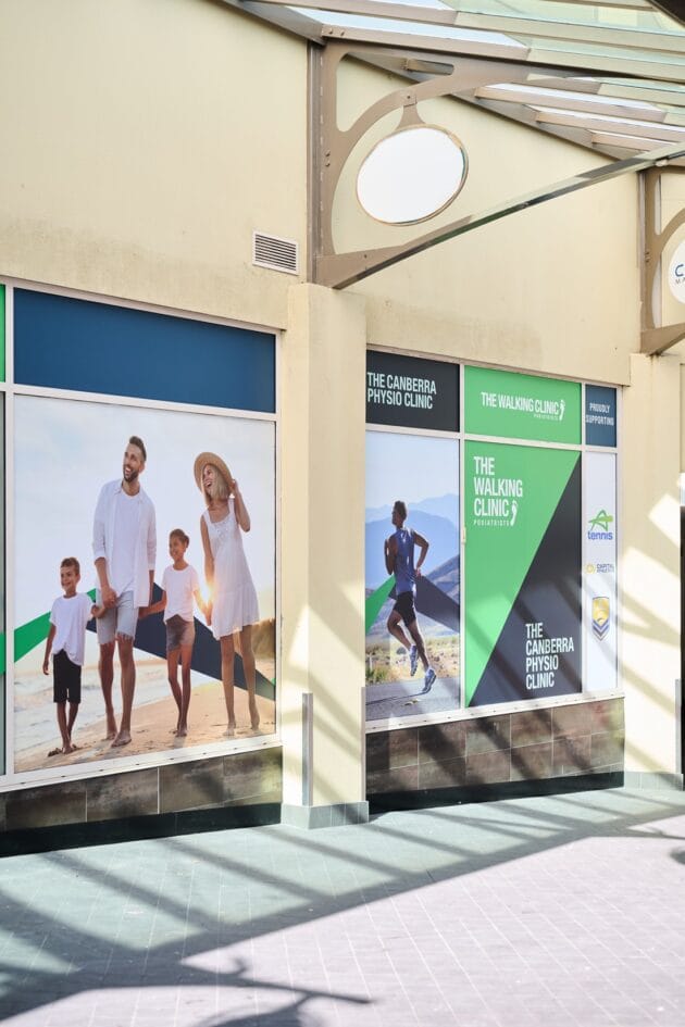 Modern podiatry clinic interior and patient consultation area at The Walking Clinic Manuka Canberra